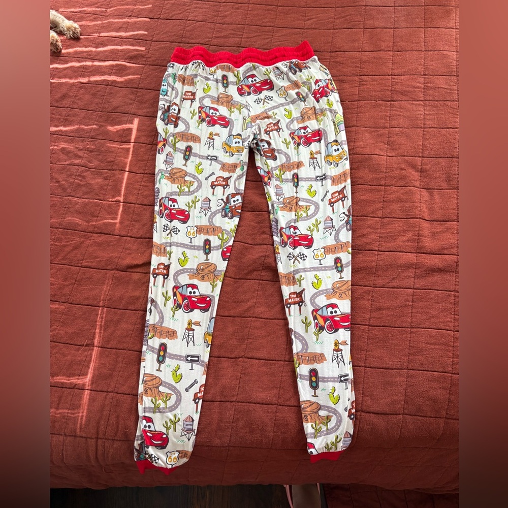 Women’s Disney Cars Print Pajama Bottoms-joggers little sleepies - Picture 4 of 4